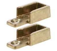 2 Pièces Gâche de Fenêtre, Plaque Métallique Réglable | Clip-on, Longueur Ajustable, Finition Polie, Remplacement Rapide pour Châssis Déformés et Réparation