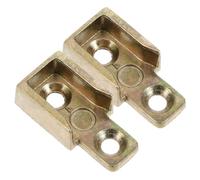 2 Pièces Gâche de Remplacement, Verrou Réglable en Aluminium | Mécanisme de Réglage Fin, Clip de Fixation en Alliage de Zinc, pour Châssis et Huisseries