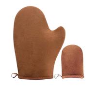 2 Pièces Gant Autobronzant, Gant Autobronzants Applicateur, Velours à Aouble Face Gant, Applicateur de Lotion, Pour Autobronzant Gelule, Huile Bronzante, Creme Autobronzante