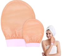2 Pièces Gants Exfoliants Ensemble, Gommage En Soie Gants Exfoliants Visage & Corps, 3 En 1 Gants Exfoliants En Soie Pour Visage & Corps Pour Peeling Douche & Bain, Élimine Les Cellules Mort[Z1272]
