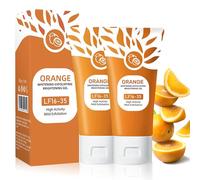 2 Pièces Gel Exfoliant aux Enzymes d'Orange, Gel Exfoliante Bio pour le Visage et le Corps, Gommage Visage Exfoliant pour Tous Peau, Gels Nettoyant pour Tous Types de Peaux, Réduit les Imperfections