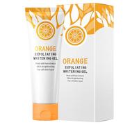 2 Pièces gel exfoliant orange,Gentle Exfoliating Orange,Exfoliating Moisturizing Face Body Scrub Gel,Gels Exfoliant Aux Enzymes Oranges,Exfoliant Visage Hydratant Nettoyant