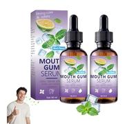 2 PièCes Gencives Dechaussementa, Soulagent La RéCession Des Gencives, RafraîChissent La Bouche Et Soulagent L'Haleine, 60 Ml