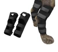 2 Pièces Genouillère pour Chien, Attelle De Hanche pour Chien, Attelle De Jambe Avant, Empêcher Les Animaux Domestiques De Lécher Leurs Blessures Et Prévenir Les Entorses Dues à l'Arthrite