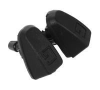 2 Pièces Gicleur de Lave-glace Réglable pour Voiture, Noir | Plastique Intégré, Compatible Plupart des Voitures, pour Pare-brise Principal, Conduite sous Forte Pluie