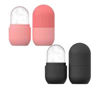2 Pièces Glacon Visage Rouleau, massage de la glace pour les yeux réutilisable, rouleau de massage du visage de beauté Supprimer les cernes Outils de soin de la peau, Pour Soins Beauté Maison