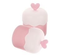 2 Pièces Gobelet Moussant Portable Rose en Plastique pour Visage | Usage Voyage, Opération Simple, Nettoyage Facile, Doux Peau, Lot de Deux