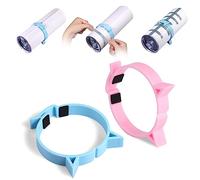 2 Pièces Gobelets de Sublimation Pincer, Pincer le Gobelet Pincer pour 20 oz Gobelets Vierges de Sublimation Pincer Parfait pour les Gobelets pour Papier de Sublimation et Gobelets (Bleu, Rose)