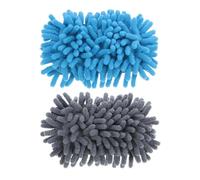 2 Pièces Gomme Effaçable à Sec en Fibre Textile | Éponge Chenille et Maille D’air, Tient la Paume, pour Bureau et Salle de Réunion