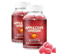 2 pièces, gommes au vinaigre de cidre de pomme, nettoient les déchets corporels, sans OGM, rendent la peau plus claire et équilibrée pour le corps