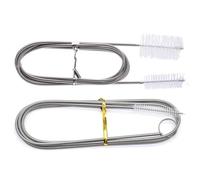 2 Pièces Goupillon,Nettoyage Brosse Tuyau de Canalisation Tuyaux en Deboucheur Flexible Brosses Aquarium Nettoyeur Tube Ecouvillon Spirale Cleaning Long Outil,pour Réutilisable Canalisations Brush