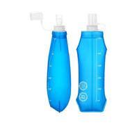 2 Pièces Gourde Souple - Sans BPA, 500 ML Flasque Running d'Eau Réutilisable - Anti-Poussière et Anti-Fuite, pour Sacs