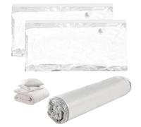 2 Pièces Grand Sac de Rangement Sous Vide 100 x 220 cm pour Matelas - Étanche, Réutilisable et Hermétique, Réduction Jusqu’à 80 % du Volume - Idéal pour Déménagement et Stockage