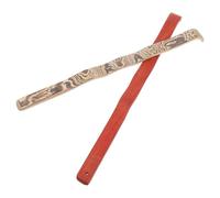 2 Pièces Grattoir à Dos à Long Manche en Bois Marron, Confortable | Outil pour Soulager les Démangeaisons, Assistant Pratique, pour Parents Handicapés et Femmes Enceintes, Portable