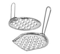 2 Pièces Grattoir à Nouilles Froides, Outil Manuel | Surface à Trous Multiples, Poignée Ergonomique, Rangement Suspendu, pour Gelée de Haricot Mungo et Préparation