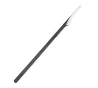2 Pièces Grattoir à Pédicure Manuel en Métal Noir | Acier au Tungstène, Contrôle Précis du Geste, Usage Professionnel en Salon, Soin des Pieds