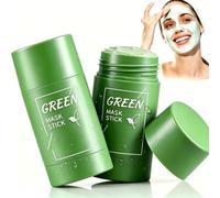 2 Pieces Green Tea Stick Mask, Cleansing Mask, Green Mask Stick Blackheads, Deep Pore Cleansing