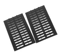 2 Pièces Grille de Caniveau Extérieure, à Fentes | Structure en Grille Dense, Remplacement Facile, pour Caniveaux de Tranchée et Drains de Pavés
