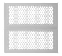 2 Pièces Grille de Sol 4x10 en Silicone, Couvercle à Encastrer | Maille Alvéolée, Surface Antidérapante, Ajustement sans Jeu, pour Bouches de Sol 4x10 en Maison Mobile
