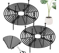 2 Pièces Grille Protection Plante,Protection Plante Chat,Cadre De Grille De Couverture De Jardin De 30 Cm De Diamètre,Preuve De Chat,Sécurité Des Enfants Et Des Animaux Domestiques