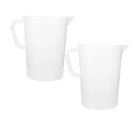 2 Pièces Grosse Tasse à Mesurer en Plastique 5000ml