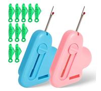 2 Pièces Guide de Couture Magnétiques et 10 Enfile Aiguille Machine à Coudre Accessoires Coutures Design Polyvalent Idéal pour la Réparation de Vêtements Les Créations DIY et Le Patchwork.