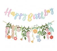 2 PièCes Guirlande Anniversaire Avec Ficelle De Suspension Guirlande Joyeux Anniversaire Happy Anniversary Banner RéSistant à La DéColoration Pour Les FêTes D'Anniversaire, Les Mariages