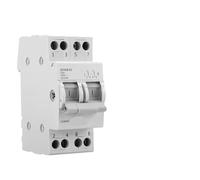 2 pièces GYHO8 1P 2P 40A 63A double alimentation interrupteur d'isolement de conversion manuelle disjoncteur de verrouillage isolateur AC(1P,63A)