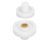 2 Pièces Hachoir à Viande Engrenage Pignon Hachoir Machine à Saucisses Accessoires Ménagers Engrenages en Plastique Meulage Viande pour Rectifieuse de Viande Meat Grinders