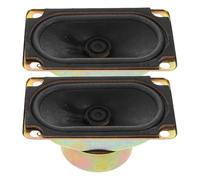 2 Pièces Haut-parleur Audio 10w 4r 8r en Métal pour Téléviseur LCD | Sensibilité Élevée, Sortie Puissante, Intégration Maison Fluide, pour Soirées et Rassemblements, Composant Audio