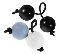 2 Pièces Hochet Africain de Rythme Kashaka, Double Balles | Son Clair, pour Spectacles Live et Studios, Abs Plastique Polyester, Sable, Garçon et Filles et Passionnés