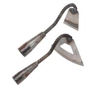2 Pièces Houe de Désherbage à Long Manche, Ergonomique | Outil Monobloc Robuste, Réduit la Fatigue des Mains, pour Potager et Jardin Familial, Taille L Ajourée