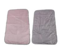 2 pièces Housse de Coussin en Soie glacée avec Fermeture d ' enveloppe taie d ' Oreiller rafraîchissante Respirante Lavable en Machine 48x74 cm pour Les dormeurs Chauds