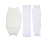 2 Pièces Housse de Imperméable Adulte Blanche en Tpu Réutilisable | Lavable, Maintien Circulation Sanguine, pour Femmes et Peaux Sensibles