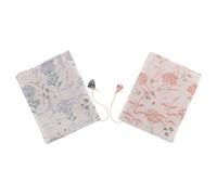 2 Pièces Housse de Livre à Motif Pissenlit Rose | Protection Légère et Élégante, Format Pratique pour Cahiers, Carnets, Textes, Usage Bibliothèque