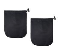 2 Pièces Housse de Rétroviseur Anti-neige, Oxford Noir | Cordon de Serrage, Protection Vent et Uv, pour Coque et Miroir Latéral, Usage Extérieur