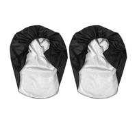 2 Pièces Housse de Roue de Secours, Protection Noire en Tissu | Set de Deux, Installation Simple, pour Garage et Entretien, Protège les Projections et L’urine
