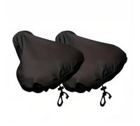 2 Pièces Housse de Selle Vélo pour Cube Sting (2011-2014), 300D Oxford Imperméable Antipoussière Protection Selle Bicyclette Fixation,Black