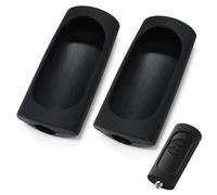 2 Pièces Housse Silicone pour Télécommande Porte Garage Hormann HSE-BS | Souple, lavable, ajustement précis, résiste aux chocs et rayures, bloque la poussière, protège les surfaces intérieures de vo