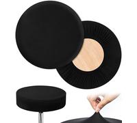 2 Pièces Housse Tabouret de Bar Rond/Rectangulaire élastique, Couverture Stretch Pouf Couverture Anti-Poussière Tabouret Housse Amovible Lavable Chaise Siège Coussin pour Salle à Manger ( Color : 16@