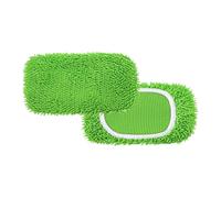 2 Pièces Housses de Serpillière, Compatible avec Swiffer, en Microfibre Lavable, Réutilisables pour Nettoyage Sec et Humide, Adaptées à Tous Types de Sols, pour Maison et Bureau