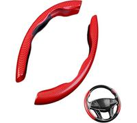 2 Pièces Housses de Volant de Voiture pour Ford F-Series F-150 Lightning XIV SuperCrew 2020-2022 2023 2024 2025, Housse Volant Segmentée, Imperméable Et Résistante à La Transpiration,A