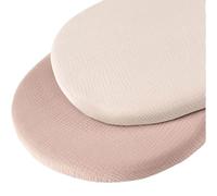 2 pièces housses extérieures de berceau ajustées drap de lit pour berceaux de bébé pour bébé fille et garçon berceau en coton respirant drap de matelas confort de sommeil de bébé