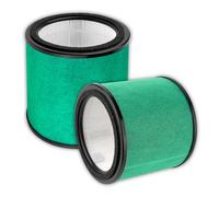 (2 pièces) HP072EU Filtre de rechange pour purificateur d'air Shark NeverChange Compact Pro HP072EU, HP070, HP071BRN, UA075, HP072QGD, HP072QGN, HP072C, filtre HEPA H13, filtres à charbon actif