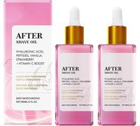 2 Pièces Huile Après-Rasage Fraise Vanille pour Femme, Huile Parfumée Après-Rasage - Parfum Fraise Et Vanille, Prévient Les Poils Incarnés Et La Sécheresse, Traitement pour Une Peau Lisse