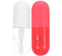 2 Pièces Huile Repulpante Créative Lèvres, Essence Hydratante | Pvc et Essence Végétale, Texture Lisse à Absorption Rapide, Idée Présent pour Amies et Famille en Hiver