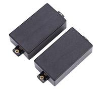2 pièces Humbucker Pickup Covers, Guitar Pickup Covers Scellé guitare électrique pièces de rechange(Noir)