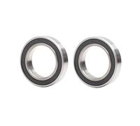 2 pièces hybride céramique 6802 6805 6806 6902 2RS MR24377 roulement 15 24 25 30 Mm for vélo roulements à billes à Section mince(6802 15x24x5mm)