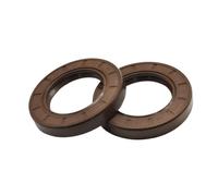 2 pièces ID 20 MM joint d'huile squelette en caoutchouc marron Hydrauli ressort U lèvre TC joint d'étanchéité 20x38x10 20x38x7(20x35x5 2PCS)