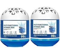 2 Pièces Indoor Air Purification Dust Removal Magics Box - Multi-Functional Air Magics Box Cleaner, Automatic Dust Collection Airs Purifier Magics-Box, Plant-Based, No Electricity For Pet Areas, Home